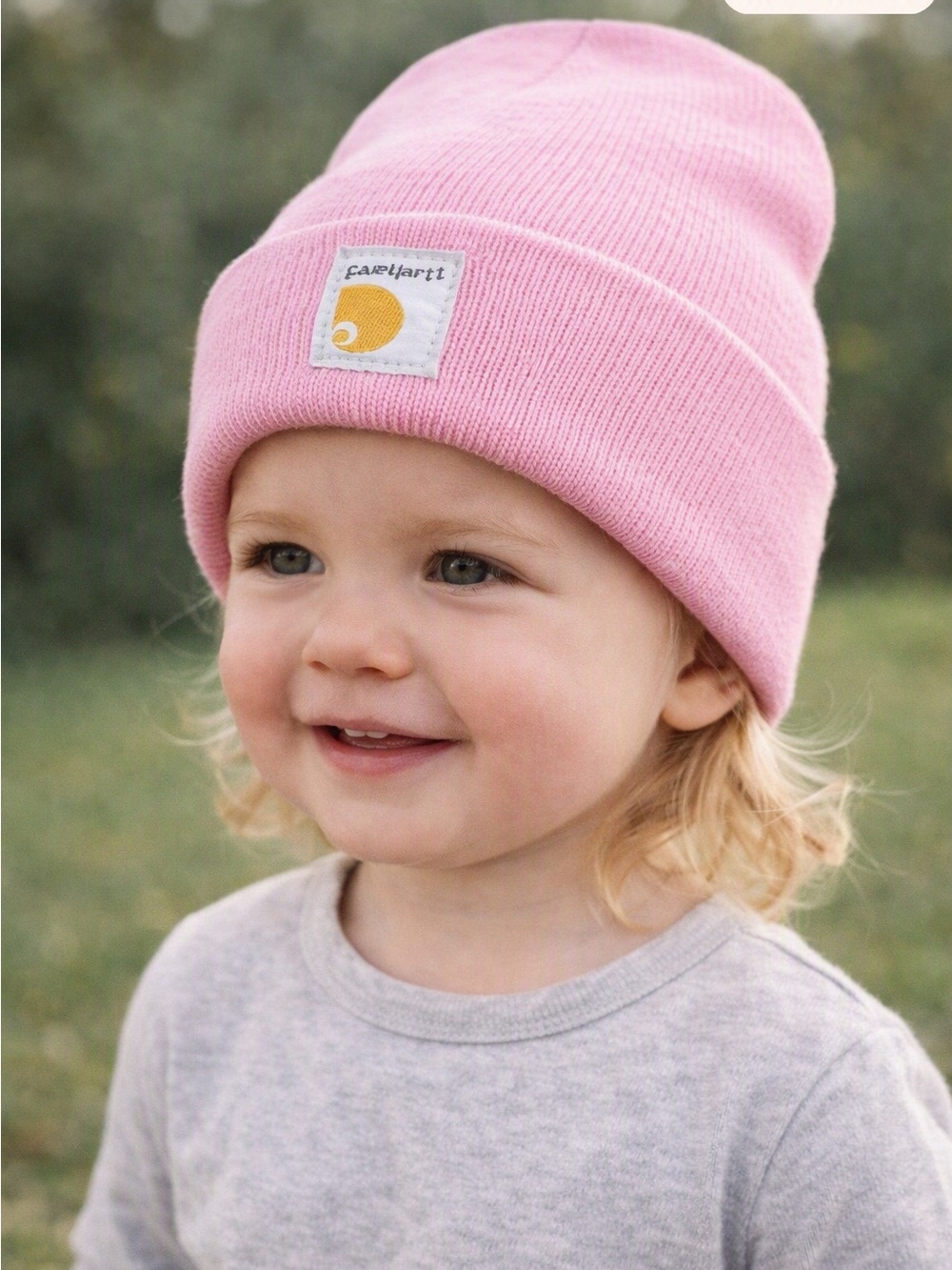 Carhartt Kids Light Pink Cuffed Beanie